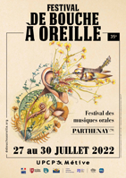 Affiche du Bouche à Oreille 2022 - Parthenay
